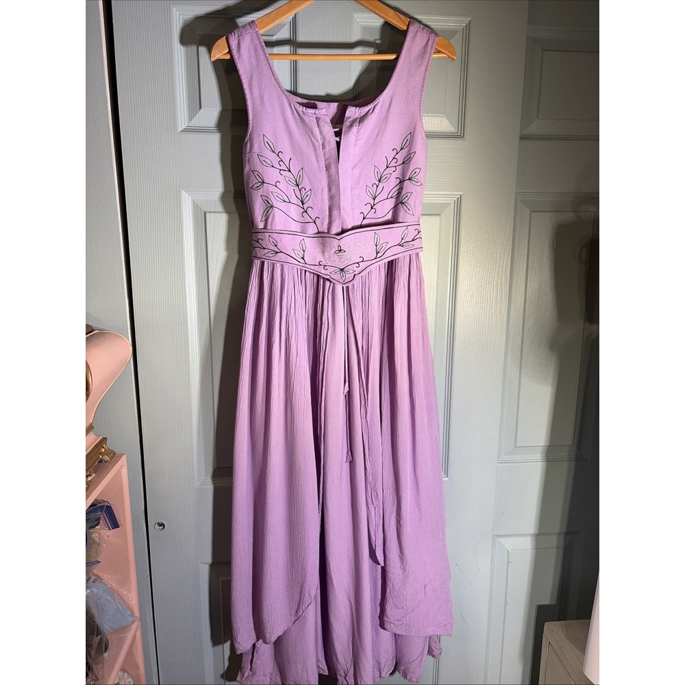 Renaissance Faire Dress Sz S Holy Clothing Lace Up Medieval Dress. Lavender.